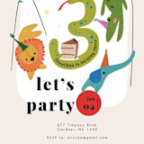 "PPParty" - Children's Birthday Party Invitations in Sand by samovilka - Detail
