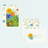 "Birthday Groove" - Children's Birthday Party Invitations in Summer by Morgan Ramberg - Assembled