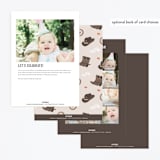 "cowboy party" - Children's Birthday Party Invitations in Sand by Jelena Vuletic - Back of Card Options