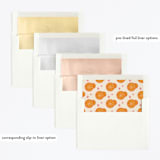 "Cutie" - Children's Birthday Party Invitations in Clementine by Megan Cash - Envelope Liner Options