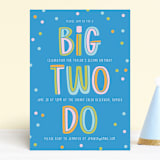 "Two Do" - Children's Birthday Party Invitations in Pool by Jenna Holcomb - Front