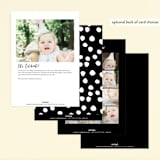 "Hats Off" - Children's Birthday Party Invitations in Sugar by Christie Garcia - Back of Card Options