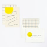 "Balloon" - Children's Birthday Party Invitations in Cream by Baumbirdy - Assembled