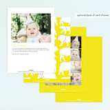 "modern safari party" - Children's Birthday Party Invitations in Sun by Phrosné Barwood - Back of Card Options