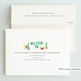 "Deep Dive" - Children's Birthday Party Invitations in Sea Green by Itsy Belle Studio - FREE Recipient Addressing