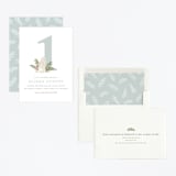"petit lapin" - Children's Birthday Party Invitations in Frost by Angela Garrick - Assembled