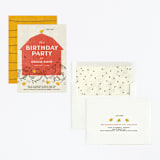 "Barnyard Parade" - Children's Birthday Party Invitations in Barn by Kimberly Morgan - Assembled