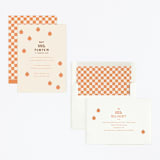 "A Little Pumpkin" - Children's Birthday Party Invitations in Pumpkin by Baumbirdy - Assembled