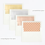 "A Little Pumpkin" - Children's Birthday Party Invitations in Pumpkin by Baumbirdy - Envelope Liner Options
