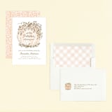 "Little Pumpkin" - Children's Birthday Party Invitations in Peach by Paper Sun Studio - Assembled