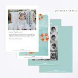 "Pool Party" - Children's Birthday Party Invitations in Palm Springs by Robert and Stella - Back of Card Options