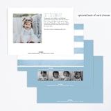 "Shark Tank" - Children's Birthday Party Invitations in Sky by Karidy Walker - Back of Card Options
