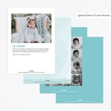 "Under The Sea" - Children's Birthday Party Invitations in Pond by Karidy Walker - Back of Card Options