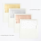 "flamingo sprinkles" - Children's Birthday Party Invitations in Crepe by Cass Loh - Envelope Liner Options