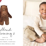 "Bear" - Children's Birthday Party Invitations in Red Candy by Remioni - Detail