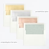 "Woodland One" - Children's Birthday Party Invitations in Snow by Grace Kreinbrink - Envelope Liner Options
