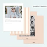 "Petite flower cart" - Children's Birthday Party Invitations in Grass by Jennifer Wick - Back of Card Options