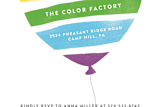 "Painted Balloon" - Children's Birthday Party Invitations in Cherry by Jennifer Wick - Detail