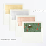 "Skip Go" - Children's Birthday Party Invitations in Forest by Jennifer Lew - Envelope Liner Options
