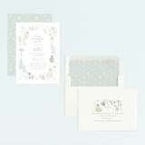 "Arctic friends" - Children's Birthday Party Invitations in Seafoam by Jennifer Wick - Assembled