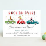 "Disney's Mickey Mouse Race" - Children's Birthday Party Invitations in Candy by Oma N. Ramkhelawan - Front