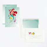 "Disney's Little Mermaid Sea Adventures" - Children's Birthday Party Invitations in Ocean by Ana de Sousa - Assembled
