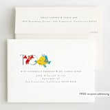 "Disney's Little Mermaid Sea Adventures" - Children's Birthday Party Invitations in Ocean by Ana de Sousa - FREE Recipient Addressing