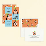 "Disney's Goofy Birthday" - Children's Birthday Party Invitations in Gumdrop by Kristen Knechtel - Assembled