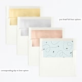 "Disney's Pooh Forest Scene" - Children's Birthday Party Invitations in Sky by Pixel and Hank - Envelope Liner Options