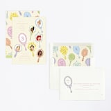 "Disney Princess Mirrors" - Children's Birthday Party Invitations in Vanilla by Baumbirdy - Assembled
