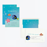 "Disney and Pixar's Nemo and Dory" - Children's Birthday Party Invitations in Sea by Lori Wemple - Assembled
