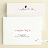 "Disney Simply Minnie Birthday" - Children's Birthday Party Invitations in Strawberry by Julee London - FREE Recipient Addressing
