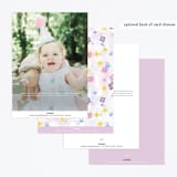 "Disney's Princess Portrait" - Children's Birthday Party Invitations in Cotton Candy by Cass Loh - Back of Card Options