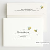 "Buzzing Beehive" - Children's Birthday Party Invitations in Daisy by Karidy Walker - FREE Recipient Addressing
