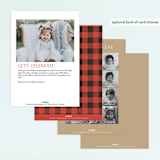 "Lumber Bears" - Children's Birthday Party Invitations in Kraft by Jennifer Wick - Back of Card Options