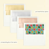"Festive One" - Children's Birthday Party Invitations in Evergreen by Joanne James - Envelope Liner Options