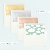 "Mod Conductor" - Children's Birthday Party Invitations in Rose by Kayla King - Envelope Liner Options
