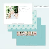 "Disney's Ariel Under The Sea" - Children's Birthday Party Invitations in Aquamarine by Sabrin Deirani - Back of Card Options