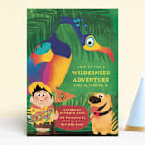 "Disney and Pixar's Up Wilderness Adventure" - Children's Birthday Party Invitations in Paradise by Kamala Nahas - Front