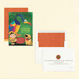 "Disney and Pixar's Up Wilderness Adventure" - Children's Birthday Party Invitations in Paradise by Kamala Nahas - Assembled