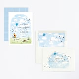 "Disney's Winnie the Pooh Many Birthday Adventures" - Children's Birthday Party Invitations in Hundred Acre Wood by Erin L. Wilson - Assembled