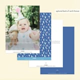 "Disney's Frozen Elements" - Children's Birthday Party Invitations in Frost by Sarah Knight - Back of Card Options