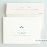 "Mermaid" - Children's Birthday Party Invitations in Aqua by Lori Wemple - FREE Recipient Addressing