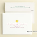 "Little Sunshine" - Children's Birthday Party Invitations in Petal by Little Print Design - FREE Recipient Addressing