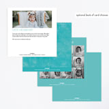 "Birthday Brunch" - Children's Birthday Party Invitations in Teal by Kelly Nasuta - Back of Card Options