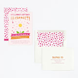 "We Connect!" - Children's Birthday Party Invitations in Bubblegum by Christina Novak - Assembled