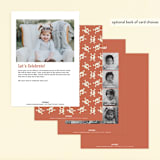 "Argh Pirates" - Children's Birthday Party Invitations in Chocolate by Lori James - Back of Card Options