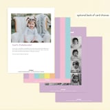 "Sweet Party" - Children's Birthday Party Invitations in Cupcake by Maria Alou - Back of Card Options