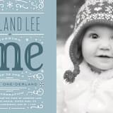 "Wintery Fun" - Children's Birthday Party Invitations in Frost by Leah Bisch - Detail