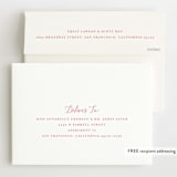 "Big Script" - Children's Birthday Party Invitations in Blush by Genna Blackburn - FREE Recipient Addressing